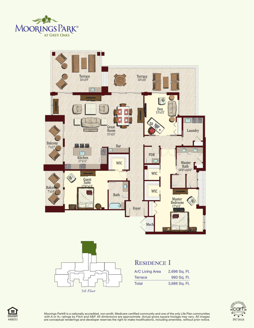 Moorings Park at Grey Oaks Senior Living Community Assisted Living
